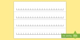 Editable Blank Number Lines | Maths Resource