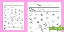 I Spy the Letter Ee Activity (teacher made) - Twinkl