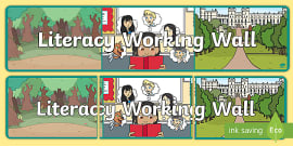 Literacy Working Wall Display Banner (teacher made) - Twinkl