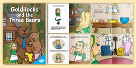 Goldilocks and the Three Bears Sequencing Pictures Activity