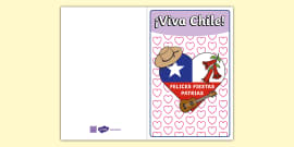 Póster Felices Fiestas Patrias Teacher Made Twinkl