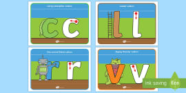 Sky, Grass And Ground Letter Formation PowerPoint - Twinkl