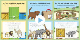 Zoo Nursery Rhymes Resource Pack - Dear Zoo - Twinkl