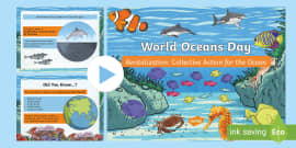 World Oceans Day Word Search (teacher made)