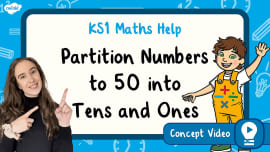 FREE! - 👉 The Number Line to 50 | KS1 Maths Concept Video