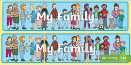 My Family Tree | Template for Kids (teacher made)