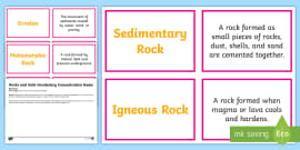 Rocks and Soils Fact Sheets (teacher made)