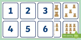 Counting Matching Puzzle (teacher made) - Twinkl