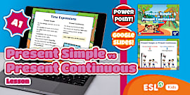 ESL Simple vs Continuous Game for Kids