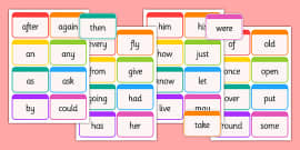 Dolch Word List Spreadsheet - dolch, english, word, list