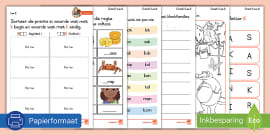 Graad 1 Klankeprogram Week 6 Flitskaarte (teacher Made)