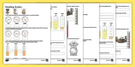 Reading Scales Worksheet: Weight and Measurement