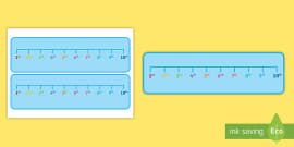 Ordinal Number Line 1st to 10th (Teacher-Made) - Twinkl