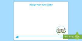 Castle Drawing with Labels - KS1- Teaching Resources