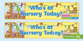 What Are We Doing Today? Display Banner (teacher made)