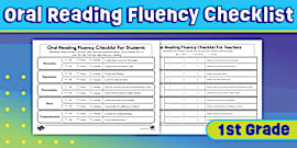 Reading Fluency Graph Data Chart