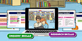 Primary and Secondary Sources Activity | Twinkl
