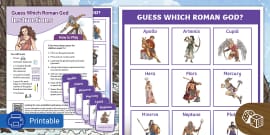 Roman Gods Worksheet / Worksheet (teacher made)