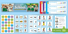 School Register Template - Role Play Resource for Children