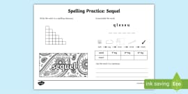 Pyramid Spelling Practice Worksheet (Teacher Made) Twinkl