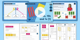 👉 Y3 DIM: Step 6 Partition numbers to 1000 Teaching Pack