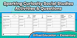 Gifted and Talented Social Studies Activities | Twinkl USA