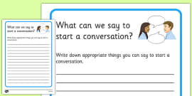 Older Learners: What Can We Say to Start a Conversation?