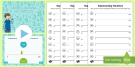 number line to 100 printable math resource twinkl