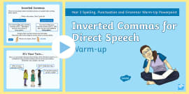 punctuating direct speech ks2 powerpoint