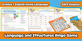 Grade 7 English Home Language Language Structures and Convention, Parts of