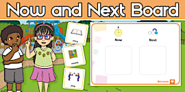 Now and Next Board - Teaching Behaviour Board - Twinkl
