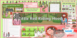 Little Red Riding Hood Word Cards (teacher made)