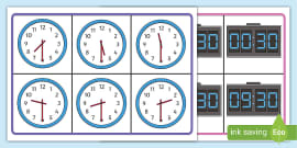 What is a digital clock? - Twinkl