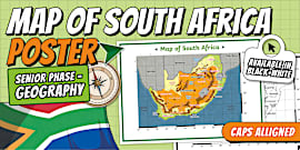 South Africa Map Labelling Activity
