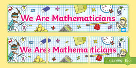 Mathematician of the Week Certificate (teacher made)