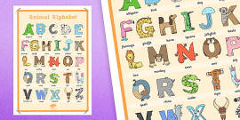 Animal Letters for Nursery | Alphabet Display (Teacher-Made)