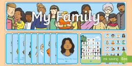 FREE! - 👉 Family Poster | 'My Family' Display Resources