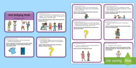 Anti Bullying Week KS1 Bullying Scenario Cards and Activities