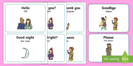 EAL Survival Word Cards English/Portuguese (teacher Made)