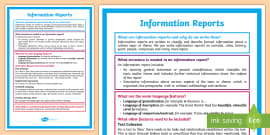 Circulatory System Information Report Writing Sample - Literacy