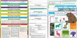 Word Cards to Support Teaching on Brown Bear, Brown Bear