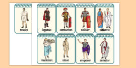 Roman People Posters (teacher made) - Twinkl