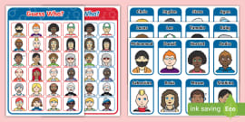 Guess Who Interactive Classroom Game PowerPoint - Twinkl