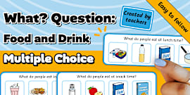 ESL Food & Drink Flashcards for Kids