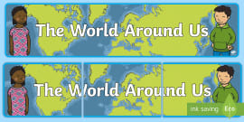 FREE! - We Come From All Over The World Display Banner