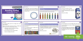 KS2 Maths Reading Scales on a Measuring Jug Differentiated Worksheets