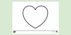Anatomy - Heart Colouring | Colouring Sheets
