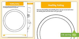 Healthy Eating Lunch Box Activity | Printable | Twinkl