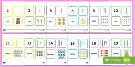 Converting Numbers to Words Game | KS1 Maths Resources