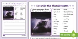 creative writing on a storm